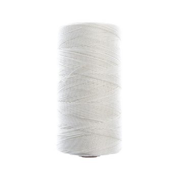 654yds / 1962ft 1mm White Waxed Rosary Cord / Twine