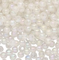 1000, 3mm Round Transparent Crystal AB Acrylic Beads