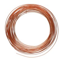 7 Yards of 21ga Copper Plated Half Round Wire