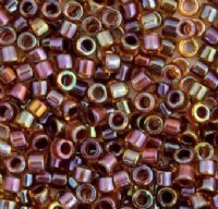 DB-0287 5.2 Grams of 11/0 Cinnamon Lined Amber Lustre Miyuki Delica Beads