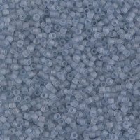 DB-0381 5.2 Grams of 11/0 Transparent Matte Shadow Grey Miyuki Delica Beads