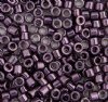 DB-0455 5.2 Grams of 11/0 Nickel Plated Dyed Dark Plum Delica Beads