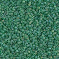 DB-0858 5.2 Grams of 11/0 Matte Transparent Light Green AB Miyuki Delica Beads