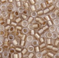 DB-0907 5.2 Grams of 11/0 Sparkling Beige Bronze Lined Crystal Delica Beads