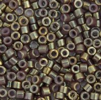 DB-1011 5.2 Grams of 11/0 Metallic Dusty Mauve AB Delica Beads