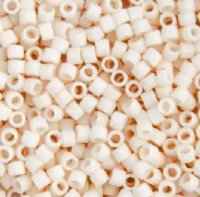 DB-1510 5.2 Grams of 11/0 Opaque Matte White Bisque Delica Beads