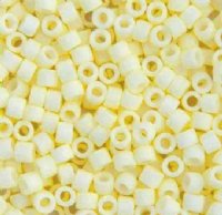 DB-1511 5.2 Grams of 11/0 Opaque Matte Pale Yellow Delica Beads