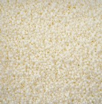 DB-2401 5.2 Grams of 11/0 Opaque Light Cream Lustre Delica Beads