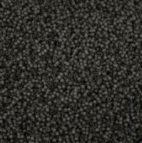 DB-2406 5.2 Grams of 11/0 Transparent Matte Dark Grey Delica Beads