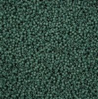 DB-2407 5.2 Grams of 11/0 Opaque Matte Dark Lagoon Delica Beads