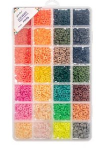 Deluxe 6x1mm Polymer Clay Spacer / Rondell Kit