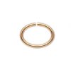 88, 8x6mm Gold Plated Oval Jump Rings