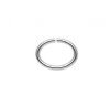88, 8x6mm Silver Plated Oval Jump Rings