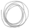 36 Inches 3 Strand Knitted Silver Jewelry Wire