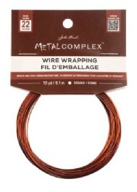 10 Yards of 22 Gauge Brown Metal Complex Wire Wrapping Wire