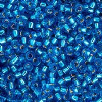 SB11-0019 22g of Silverlined Sapphire 11/0 Miyuki Seed Beads