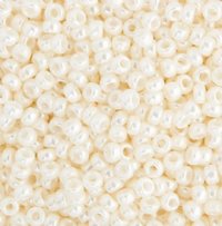 SB11-0591 22g of Ivory Pearl Ceylon 11/0 Miyuki Seed Beads