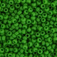 SB11-0411 22g of Opaque Pea Green 11/0 Miyuki Seed Beads