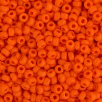 SB11-0406 22g of Opaque Orange 11/0 Miyuki Seed Beads