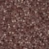 25 Grams of 10/0 Two-Cut Satin Solgel Brown Seed Beads
