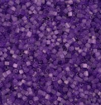 50 Grams of 10/0 Two-Cut Satin Solgel Grape Seed Beads