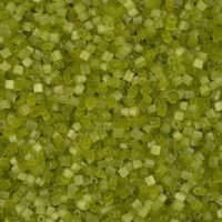 50 Grams of 10/0 Two-Cut Satin Solgel Light Green Seed Beads