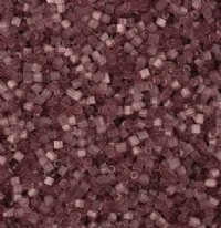 50 Grams of 10/0 Two-Cut Satin Solgel Plum Seed Beads