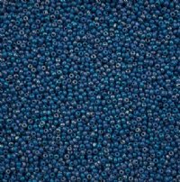 10 Grams 11/0 Charlotte Seed Beads - Opaque Blue AB