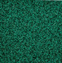 23 Grams of 11/0 Dark Green Terra Intensive Lined Crystal Seed Beads