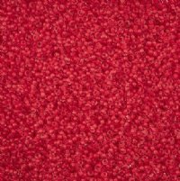 23 Grams of 11/0 Red Terra Intensive Lined Crystal Seed Beads