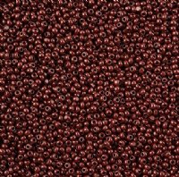 10 Grams 11/0 Charlotte Seed Beads - Opaque Dark Brown