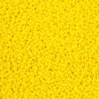 10 Grams 11/0 Charlotte Seed Beads - Opaque Lemon Yellow