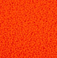 10 Grams 11/0 Charlotte Seed Beads - Opaque Orange