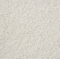 10 Grams 11/0 Charlotte Seed Beads - Opaque White Lustre