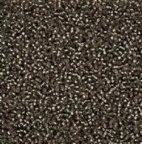 50 Grams of 11/0 Silverlined Solgel Grey Seed Beads