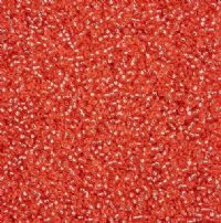 50 Grams of 11/0 Silverlined Solgel Pink Seed Beads