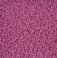 50 Grams of 11/0 Fuchsia Alabaster Solgel Seed Beads