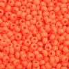 50g 6/0 Opaque Matte Orange Seed Beads