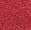 50g 6/0 Transparent Red Sfnx Lustre Seed Beads