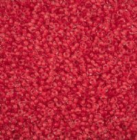 22 Grams of 8/0 Red Terra Intensive Lined Crystal Seed Beads