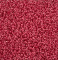 22 Grams of 8/0 Rose Terra Intensive Lined Crystal Seed Beads