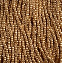 10 Grams 11/0 Charlotte Seed Beads - Metallic Gold