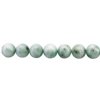 1, 15 Inch Strand 6 to 6.5mm Round Light Green Angelite Beads