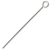 SS2908 20, 25mm 21 Gauge Sterling Silver Eyepins