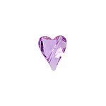 1 12mm Violet Swarovski Wild Heart Bead