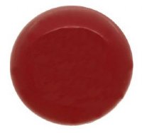 1, 16mm Red Coral Swarovski Coin Pearl Bead