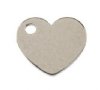 Pack of 10, 9x9.1mm Silver Sweet & Petite Heart Charms